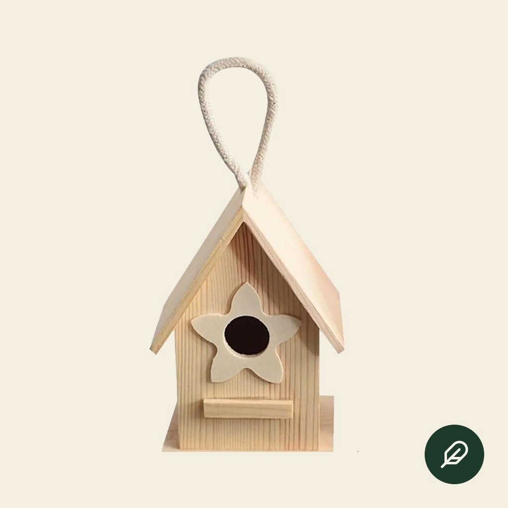 Outdoor Wooden Nesting Birdhouse